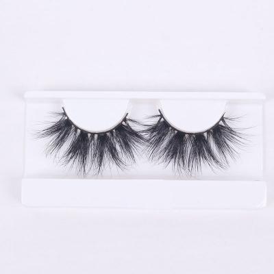 China Natural Long Own Brand Custom Packaging Box Vendor Natural Long 3D Mink False Eyelash 5D Faux Mink Eyelash for sale