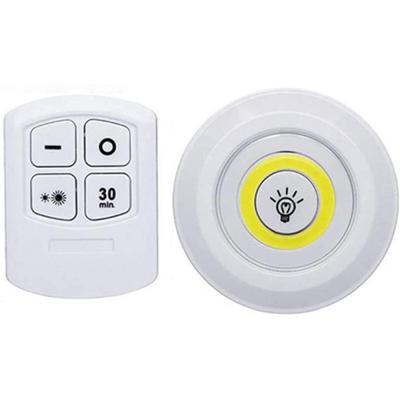 China Modern Cordless Battery Operated 80 Lumens Touch Activated On/Off Ideal For Closets Cabinets Garage LED Puck Lights for sale