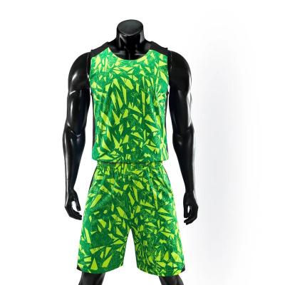 China Breathable Wholesale team club custom football wear set embroidery Basketball kit Thailand quality Sublimated Basketball  jersey for men for sale