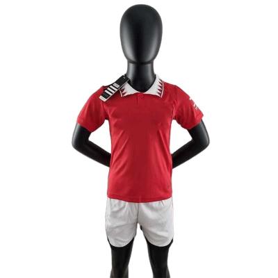 China Sets 22/23 kids jersey soccer jersey for kids kids football jerseys set for sale