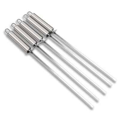 China BBQ Tools Easily Cleaned BBQ Skewers Easily Cleaned Stainless Steel Skewer For Outdoor BBQ Camping for sale