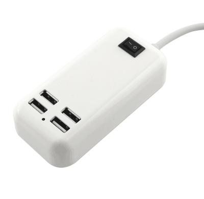 China XN00062 Multiple USB Charger 15W 3A Smart Charger Mobile Phone 4 Ports Wall Charging Data Device for sale