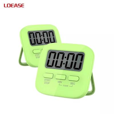 China Groot LCD-scherm Minuut Seconde Countdown Magnetische digitale Lond Kitchen Cooking Timer Clock Te koop