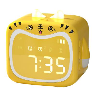 China 1.25W ABS Digital Tiger Alarm Clock For Students for sale