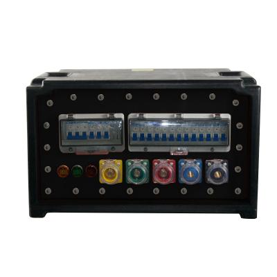 China Indoor industry electrical dmx boxcable coupling box through distribution box for sale