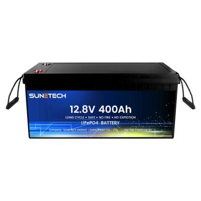 China Sunetech 12V 400Ah Lifepo4 Battery Bms Deep Cycle Li-ion Battery 400Ah 12V Solar Battery Energy Storage System Lifepo4 Sunetech-12.8V 400ah for sale