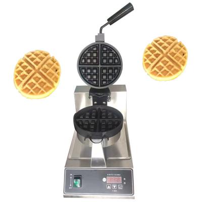 China Adjustable Commercial Electric Bubble Waffle Melt Thermostat Snack Cone Baker Belgium Waffle Maker Machine for sale