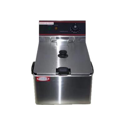 China High quality stainless steel clean easy 6L commercial electric deep fryer for restaurant for sale