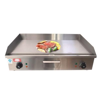 China Commercial Outdoor Flat Dish Griddle Teppanyaki Teppanyaki Steak Cooking Machine Electric Grill Griddle For Restaurant for sale