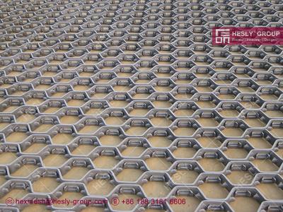 China 1' height Hexmesh for Refractory Linings in cyclones | China Hex-Mesh Supplier | 1mx2m, 30pcs/pallet for sale