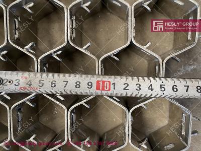 China AISI316 Hexmetal for cyclones Lining | 2x25x50mm | 50mm hexagonal Hole | 2X1m | Hesly China Factory Supplier for sale