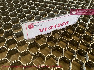 China HESLY Hexmesh for Refractory flue gas lines | 45mm depth | 14ga thickness | 2