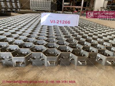 China 310S Stainless Steel Hex Steel for ducts lining | 45mm depth | 50mm hexagonal mesh | 3'X6' | Chinese factory supplier for sale