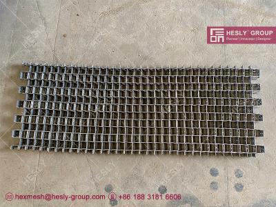 China Flex Mesh for Cyclones of the FCC units in Oil refinery | 2.0X25mm | 37mm hole | 1mX1m | Hesly Metal Mesh China for sale