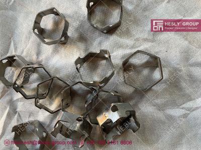 China Refractory Hexcell Anchors for FCC Regenerator Cyclones, Stainless Steel 304H, 14gauge thickness, 50mm hexagonal for sale