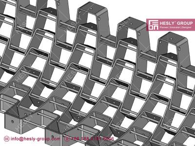 China Flex Metal Refractory Lining | AISI 310S | hexagonal cellular mesh grating | Hesly Metal Mesh - China for sale