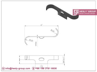 China S-Bars Refractory Anchors |Material ASTM304 | Thickness 2.0mm| length 4