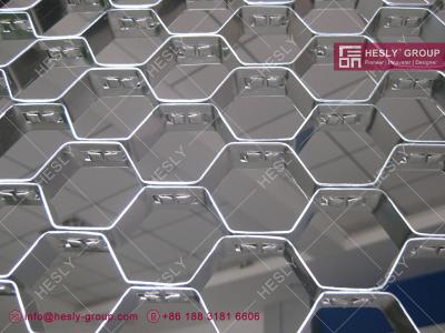 China Stainless Steel 410S Hexmetal for Refractory Lining | 1.5X19X50mm | HESLY China Factory supplier for sale