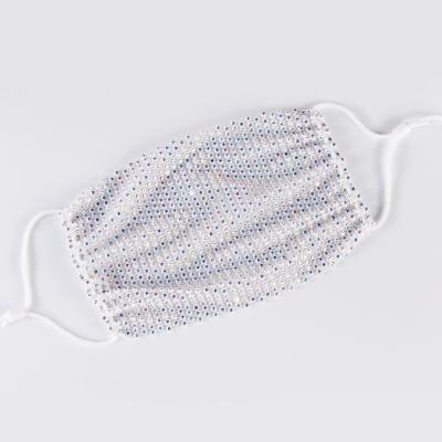 China The other hot summer Europe and the United States color mask trend rhinestone mask with diamond mask new for sale