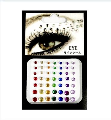 China Temporary Tattoo Sticker Temporary Body Jewelry Eye Tattoo Design Sexy Series Fashion Customized Customized Feature For Party for sale