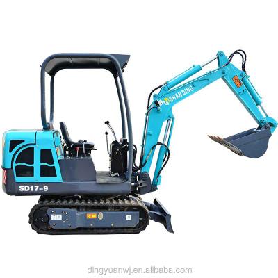 China Farms CE certificate China supplier supply crawler shanding mini excavator 1.6 ton for sale