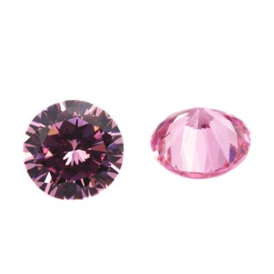 China Color Set or Fire Wuzhou Loose Gemstones Loose Zircon Round Shiny Cut Gemstones With Multi Colors For Jewelry for sale