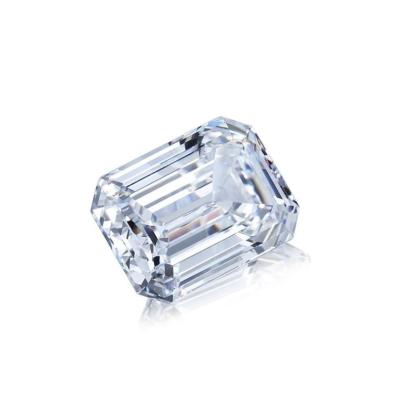 China Color Game Or Fire Loose Gemstone Fashion Emerald Cut Synthetic Moissanite Diamond D Color VVS Jewelry Collection Style White Stone Cut for sale