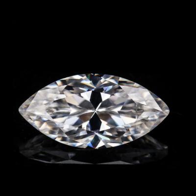 China Good quality dinner set or color fire white marquis cut moissanite loose diamond with several sizes for sale