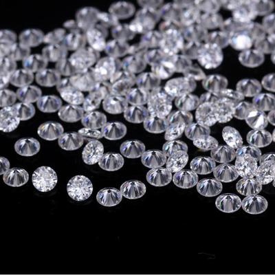 China Moissanite Diamond Round Brilliant Cut 1mm 2.5mm D Color White High Quality E-F Jewelry Color Set Or Fire Gemstone for sale