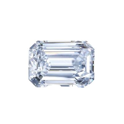 China Color Game Or Fire Loose Gemstone Fashion Emerald Cut Synthetic Moissanite Diamond D Color VVS Jewelry Collection Style White Stone Cut for sale