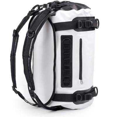 China New Fashionable Stylish Cylinder Office PVC Dry Bags Waterproof Backpack For Outdoor Travel for sale