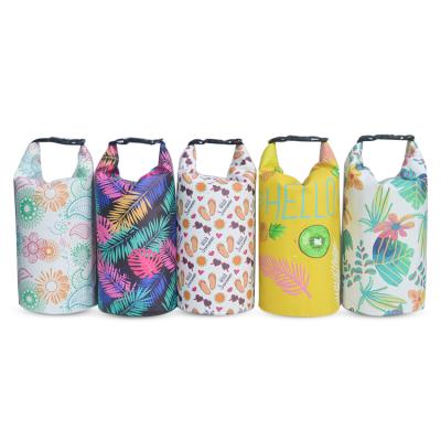 China Fashionable Durable Diving Dry Bags Waterproof Bag , Full Print Ocean Pack Floating Dry Bag for sale