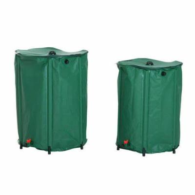 China Factory Collapsible UV-Resistant Collapsible PVC Water Tank Durable Rain Barrel for sale