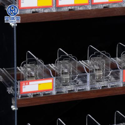 China Convenience Store Smoke Shops Tobacco Shops / Supermarket Rack Shelf Tobacco Cigarette Display Cabinet Store Cigarette Display Racks Tobacco Cabinet for sale