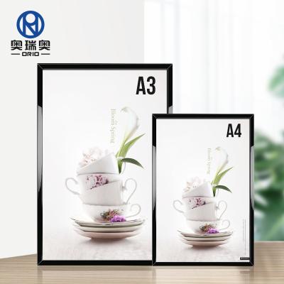 China Waterproof Indoor Double Sided Frame Sign Advertising Poster Display Promotion Information Snap Frames for sale