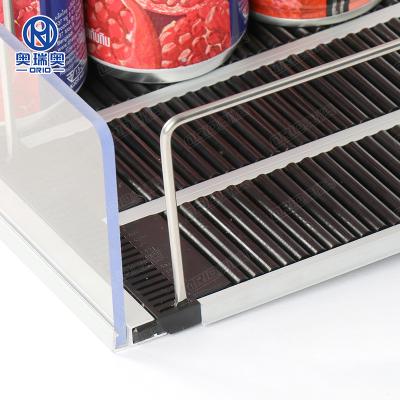 China Retail Freezer Shelf Gravity Shelf Roller Sliding Automatic System Equipment Or New Plastic Shelf Track Roller for sale