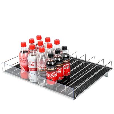 China Front Track Roller Shelf System Shopping Mall Automatic Gravity Shelf Smart Roller Supermarket Roller Shelf for sale