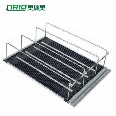 China Retail Display Beverage Display Management Wire Shelf Divider For Supermarket Refrigerator Vending Machine for sale