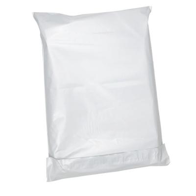 China 20*31+4cm Tearproof White PE Plastic Shipping Poly Mailer Glossy Delivery Plastic Bag for sale