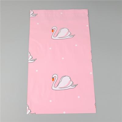 China Strong Adhesive Self Adhesive Flower Polymailers Plastic Parcel Rose Packaging For Mail for sale