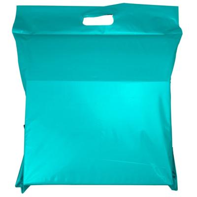 China Strong Adhesive Purple Clothing Wrap Plastic Packaging Supplier Polymailer With Handle for sale