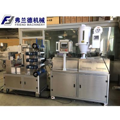 China Single Screw PLA PP EVA PE 30kg / H PVC Sheet Extrusion Machine for sale