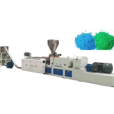 China Twin Screw 550kg/H 10mm Granulating PVC Pelletizing Line Machine for sale