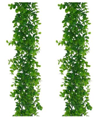 China Environmental Friendly Artificial Eucalyptus Vines Greenery Garland Wedding Background Decoration Artificial Plants And Flowers for sale