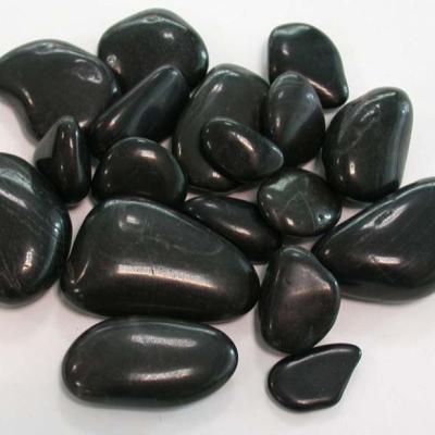 China Eco - Friendly Rocks For Succulent Plants Or Bonsai Garden Decorative Black Gravel Pebbles For Plants for sale