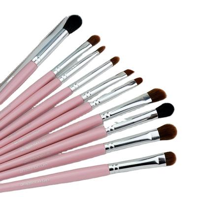 China Factory supply beauty of smudge brush and personal care makeup tool pink makeup set brush for sale