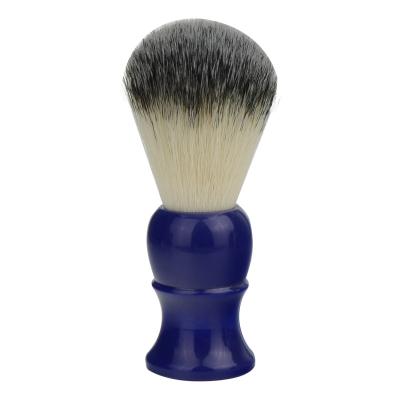 China Comfortable Soft Badger Hair Injection Mold Handle Beauty Tools Beard Cleaning Shaving Brush For Men for sale