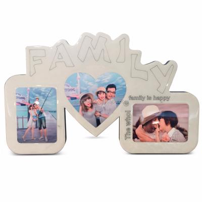 China Transfer Office Blank Heat China Sublimation MDF Aluminum Foil Photo Frame For Family for sale