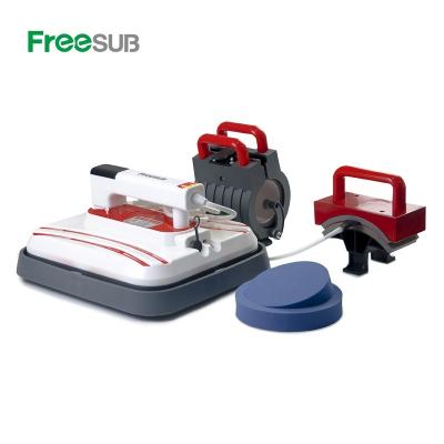 China 2021 New Arrival Freesub Hotels Sublimation Machine Small Portable 5 in 1 Heat Press Machine P1210-5 for sale