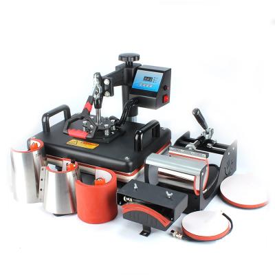 China Garment Shops Freesub 8 in 1 Combo Press Machine Heat Mug T-shirt Printing Machine T-shirt Sublimation Machine 8 in 1 for sale